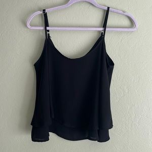 Black tank top